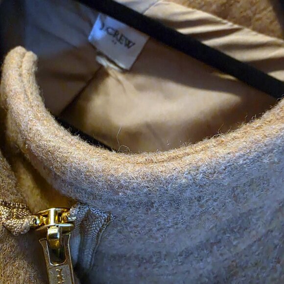 J. Crew Wool City Coat In Camel - Never worn outside - Picture 3 of 6
